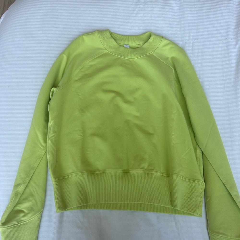 Lululemon Athletica Vibrant Green Crewneck